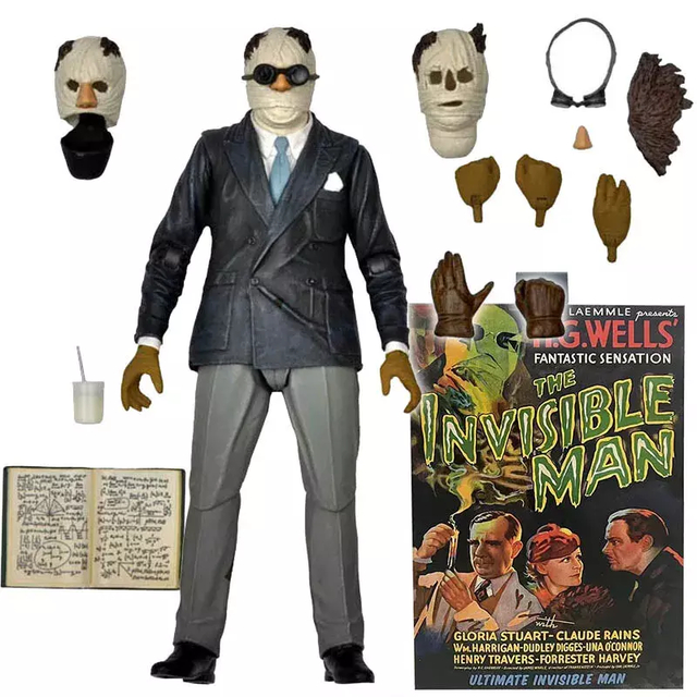 Figura Ultimate Invisible Man - Universal Monsters - 7 Scale - Neca