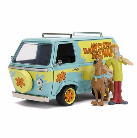 The Mystery Machine + Figuras Scooby Doo e Salsicha 1:24 Jada Toys 31720