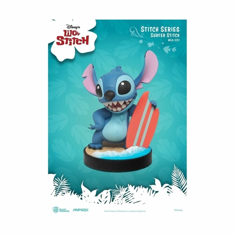 Estátua Surfer Stitch - Lilo & Stitch - Beast Kingdom Mini Egg Attack