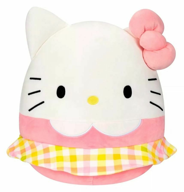 Pelúcia Sanrio Hello Kitty Branca 20cm Squishmallows Sunny 3698