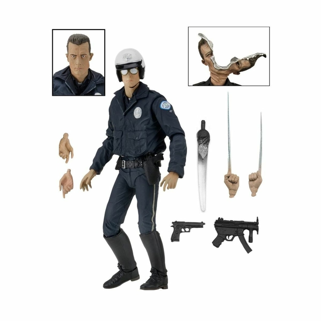 T-1000 Motorcycle - Terminator 2 - 7" Scale Action Figure - Neca