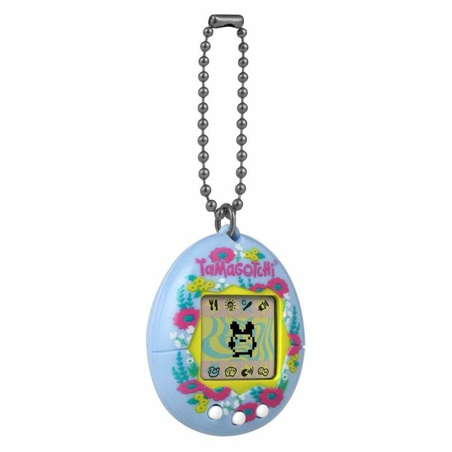 Tamagotchi Bichinho Virtual Garden Poppies Azul Fun Bandai F00904