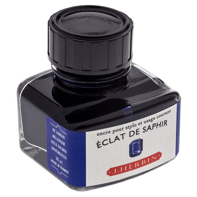 Tinta Para Caneta Tinteiro Herbin 30ml Éclat De Saphir