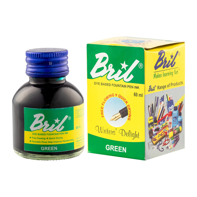 Frasco De Tinta Bril - Green Verde 60 ml