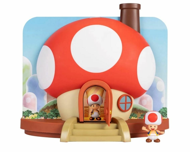 Playset Casa Deluxe do Toad com Boneco - Super Mario Sunny 4209