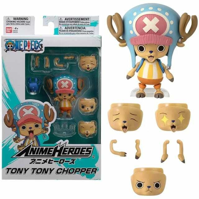 Boneco One Piece Anime Heroes Tony Tony Chopper Bandai F00673
