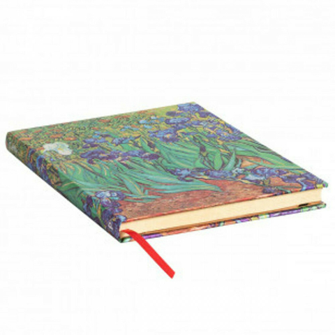 Caderno Paperblanks Van Gogh's Irises Midi 18x13cm Capa Dura Sem Pauta 8205-7