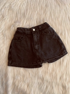 Short Pollera negro