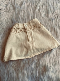 Short pollera "Crema" - comprar online