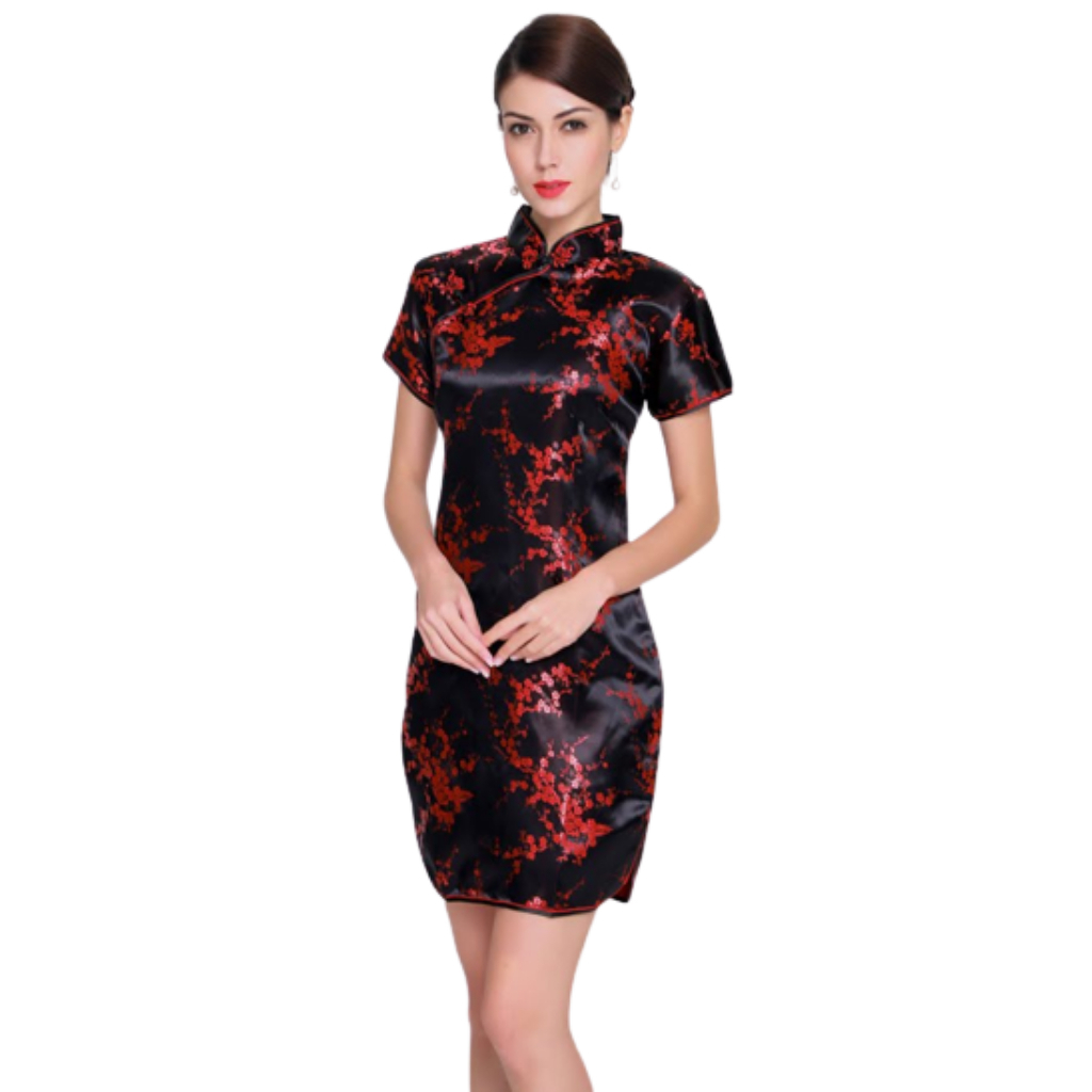 Vestido Oriental Flor de Cerejeira