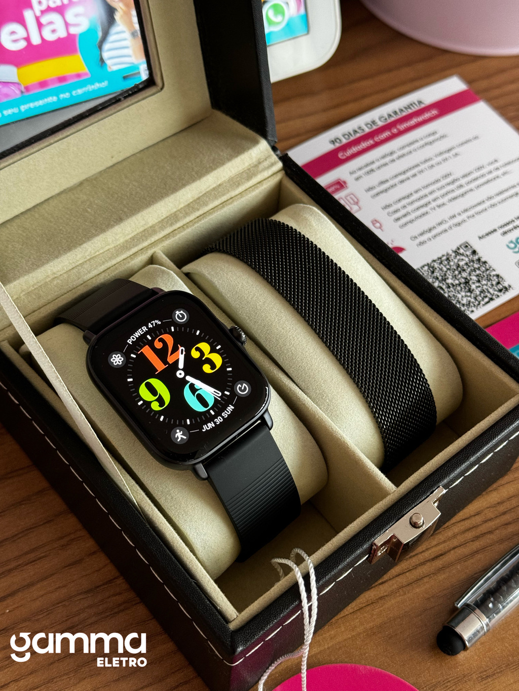 Relogio Smartwatch Amazfit GTS 4 Mini NEW