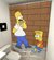 Cortina de baño Homero y Bart Simpson