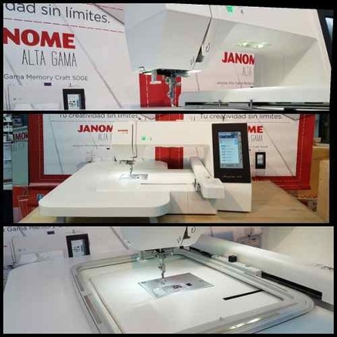 Janome Mc 500e + Software + Portaconos 5h New