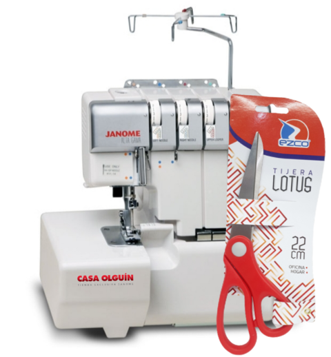 Janome 1210dx Overlock 4h. Reforzada Gtía 3años