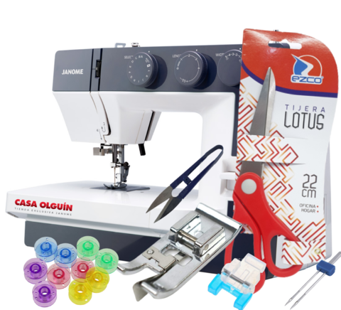 Janome 1522 Bl Multifunción Semi Industrial 6ctas S/interés