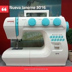 Janome 3016 + 10 Carreteles D Regalo 68 Fun Luz Led Overlock en internet