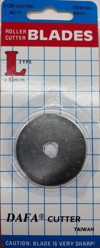 Cuchilla Repuesto P/cutter Circular Rotativo 45 Dafa Taiwan