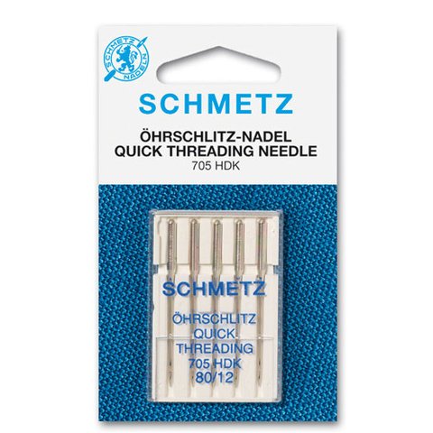 Agujas Schmetz Ohrschlitz Nadel 705hdk 80/12