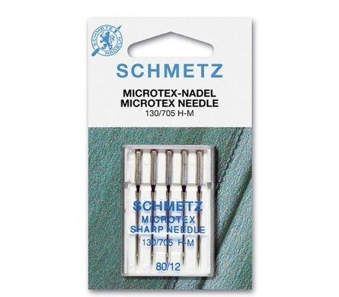 Agujas Universales Schmetz Microtex 5 Unidades Para Janome