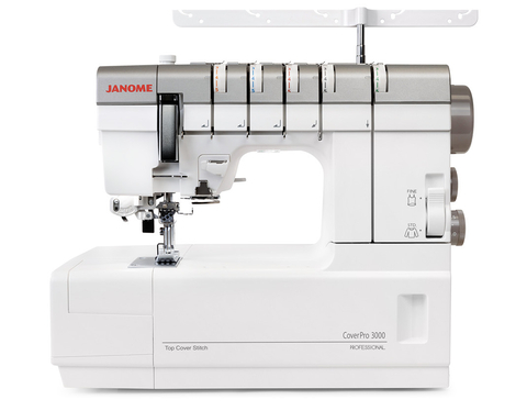 Collareta JANOME COVER PRO 3000P 5 hilos con enhebrador de agujas y bordador