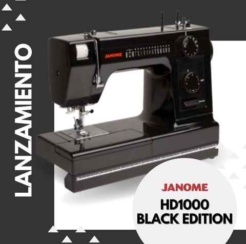 JANOME HD1000 BLACK EDITION EXTRA REFORZADA SEMI INDUSTRIAL