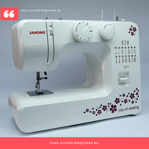 Janome 311 Ojal 36 Funciones Led Y Falso Overlock