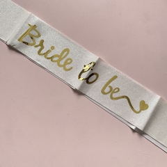 Banda Bride to be Blanco - comprar online