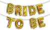 Set Globos BRIDE TO BE Dorado