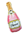 Globo botella champagne cheers