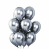 Globo Chrome Plateado x 6 unid