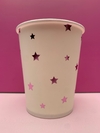 Vaso estrellas lila x 10unid