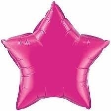 GLOBO ESTRELLA FUCSIA 45CM