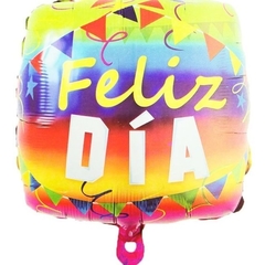 Globo feliz dia Cuadrado