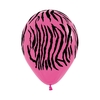 Globo cebra fucsia x 5 unid