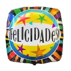 Globo Cuadrado Felicidades