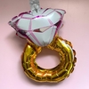 Globo anillo Mediano Rosa 35 x 27 cm