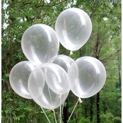 Globos Transparentes Cristal x 5 - comprar online