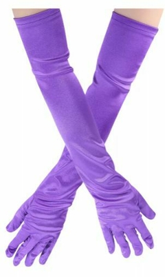 Guantes Largos Violeta 55 cm