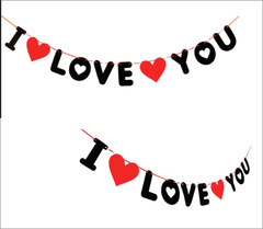 Guirnalda I Love You - San valentin