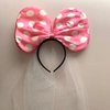 COMBO Vincha Minnie Disney NOVIA + AMIGAS ROSA