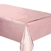 Mantel Rosa Metalizado Grande 2.74 x 1.37m