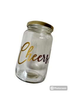 Frascos Cheers Dorado - comprar online