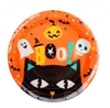 Plato Gato Halloween