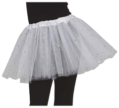 Tutu Blanco Con LED y brillos 28cm largo - comprar online