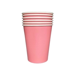 Vasos rosa Polipapel x 6