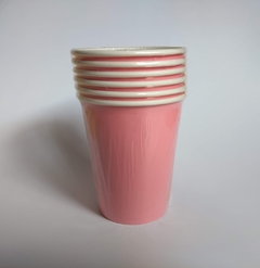 Vasos rosa Polipapel x 6 - comprar online