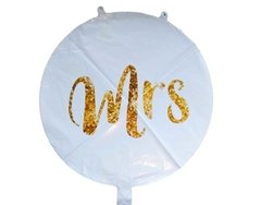 Globo papel metalizado Mr Mrs - comprar online