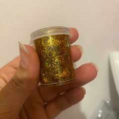 Glitter en Gel 20gr - Dorado glitter - comprar online