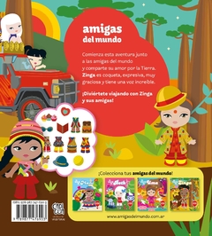 Amigas Del Mundo - El Viaje De Zinga ( con 100 Stickers ) - comprar online