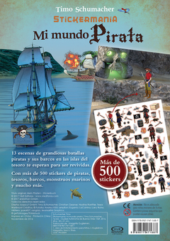 Stickermanía - Mi Barco Pirata - Álbum Ilustrado con Stickers - comprar online